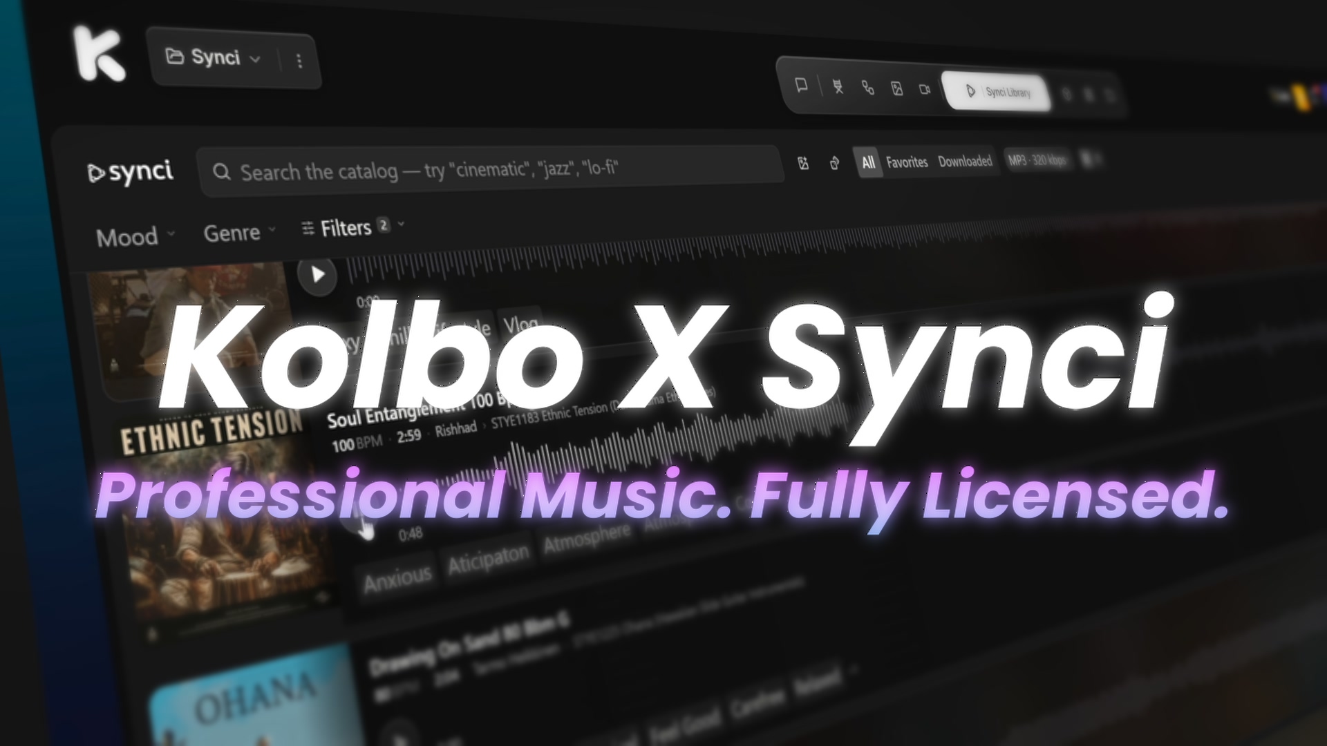 Kolbo X Synci: Professional Music. Fully Licensed.